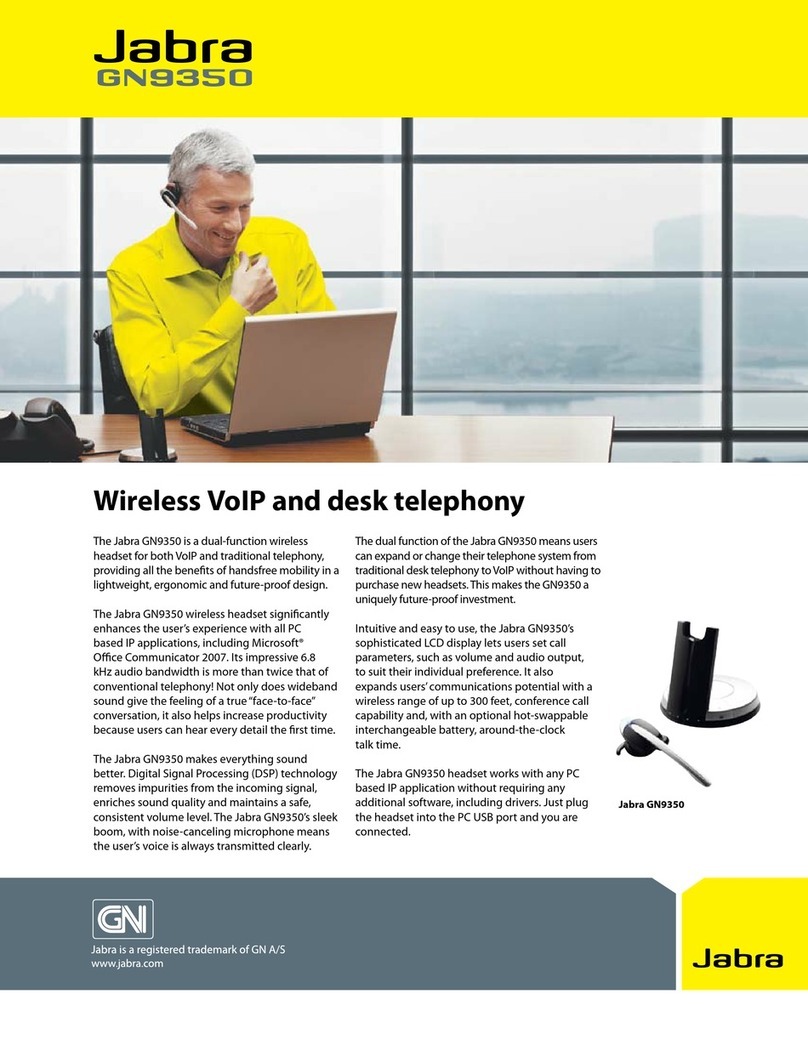 Jabra GN9350 - Headset - Convertible User manual