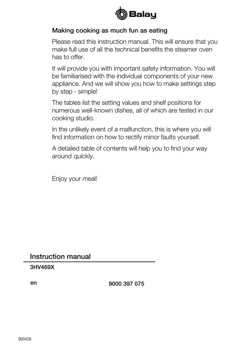 BALAY 3HV469X instruction manual
