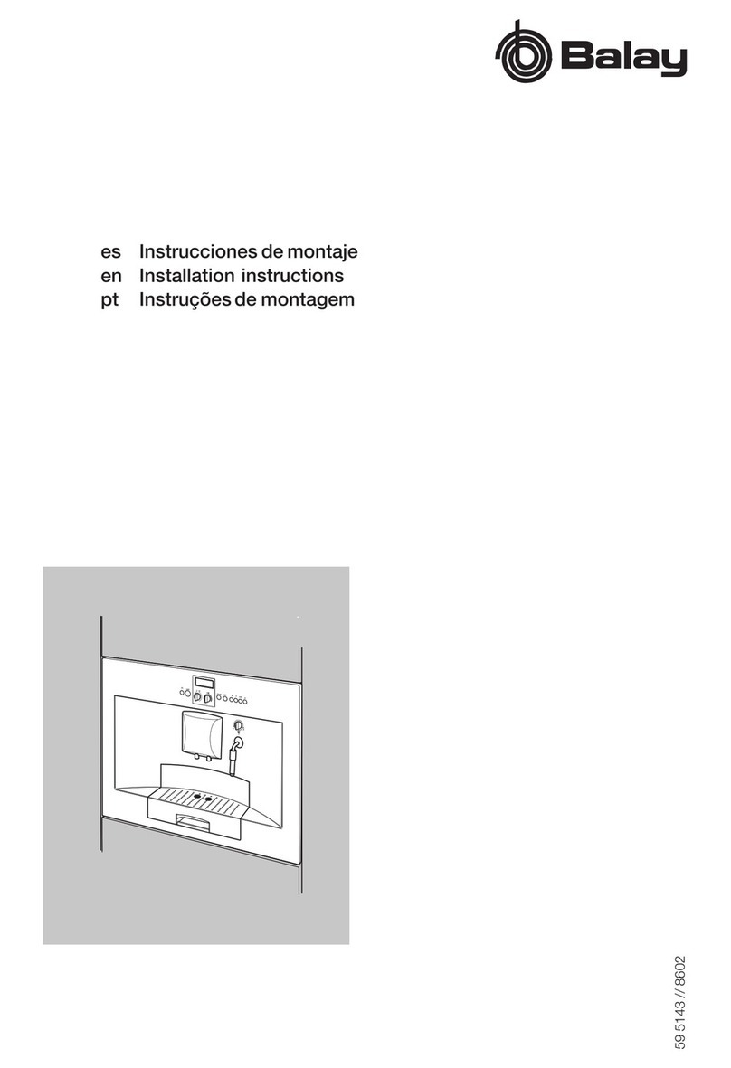 BALAY 3CF458XP User manual