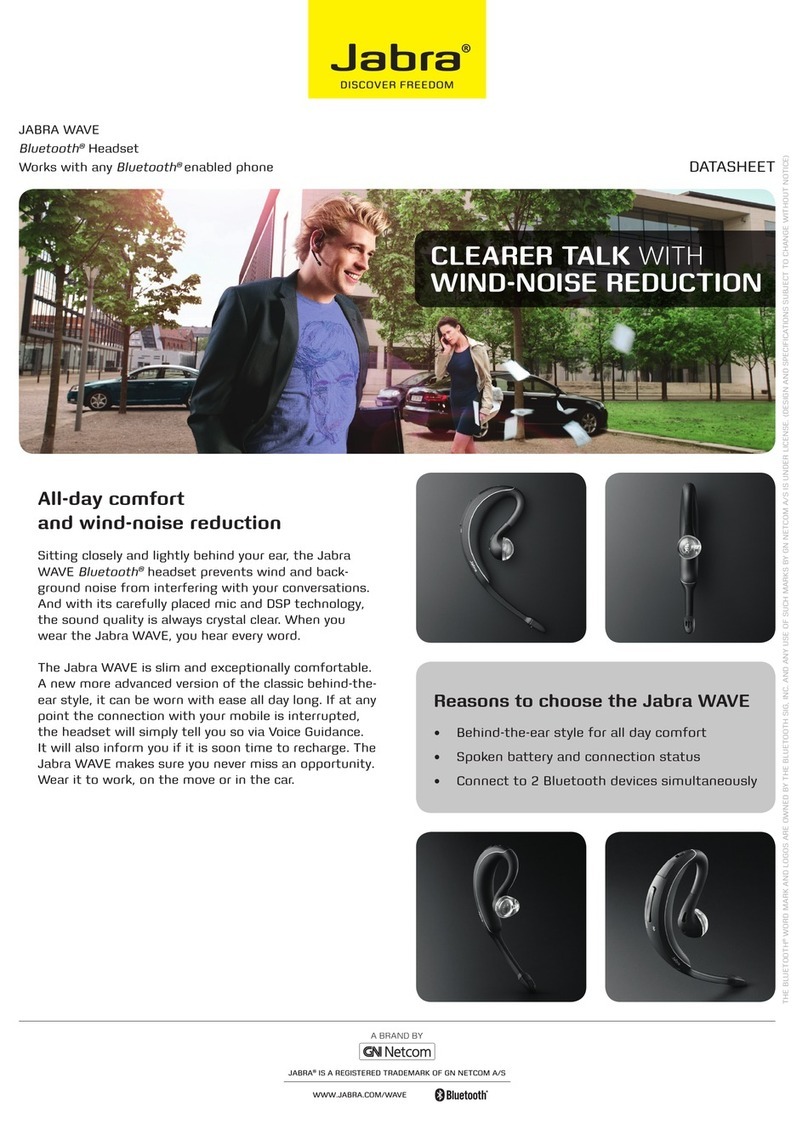 Jabra WAVE User manual
