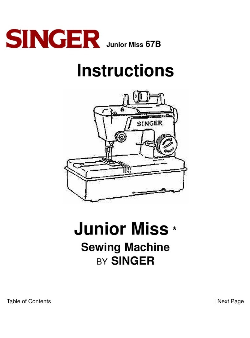 Singer JUNIOR MISS 67B User manual