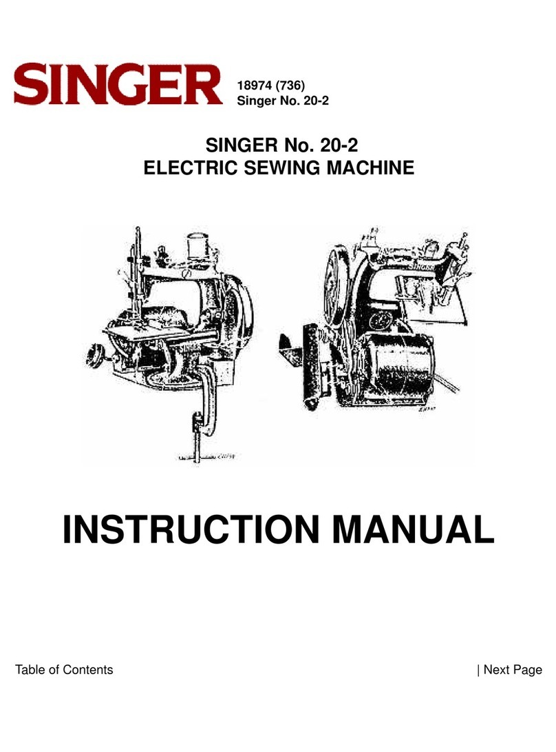 Singer 20-2 instruction manual