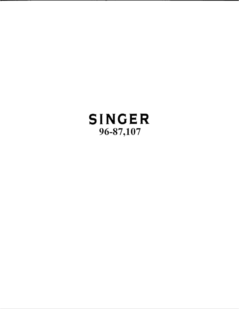 Singer 96-107 User manual Singer 96-107 User manual