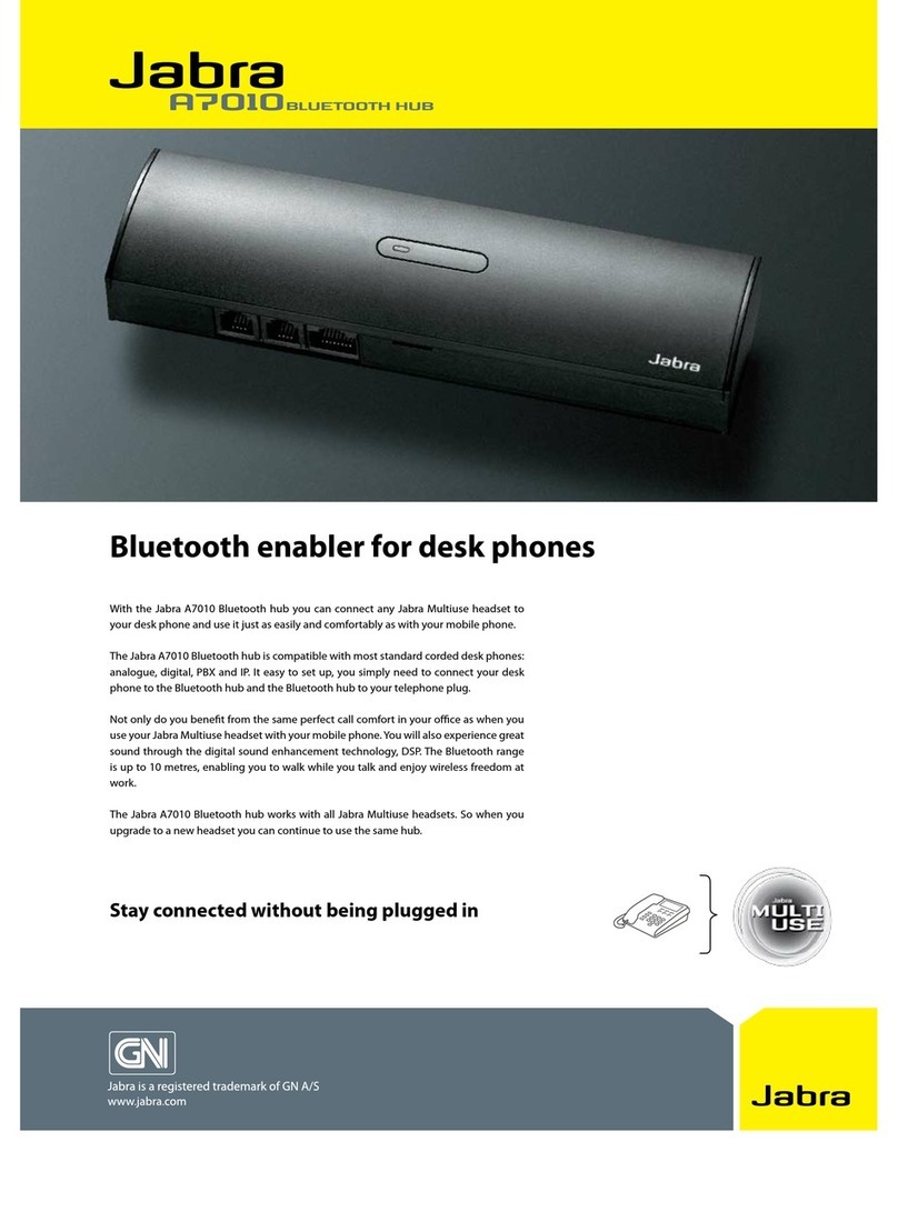 Jabra A7010 Multiuse Technical specifications