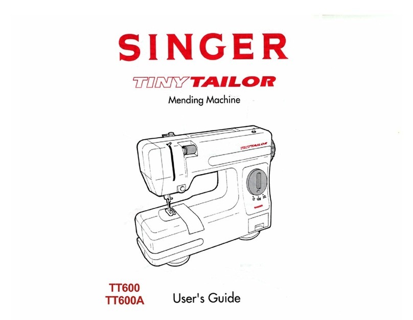 Singer TINY TAYLOR TT600 User manual Singer TINY TAYLOR TT600 User manual