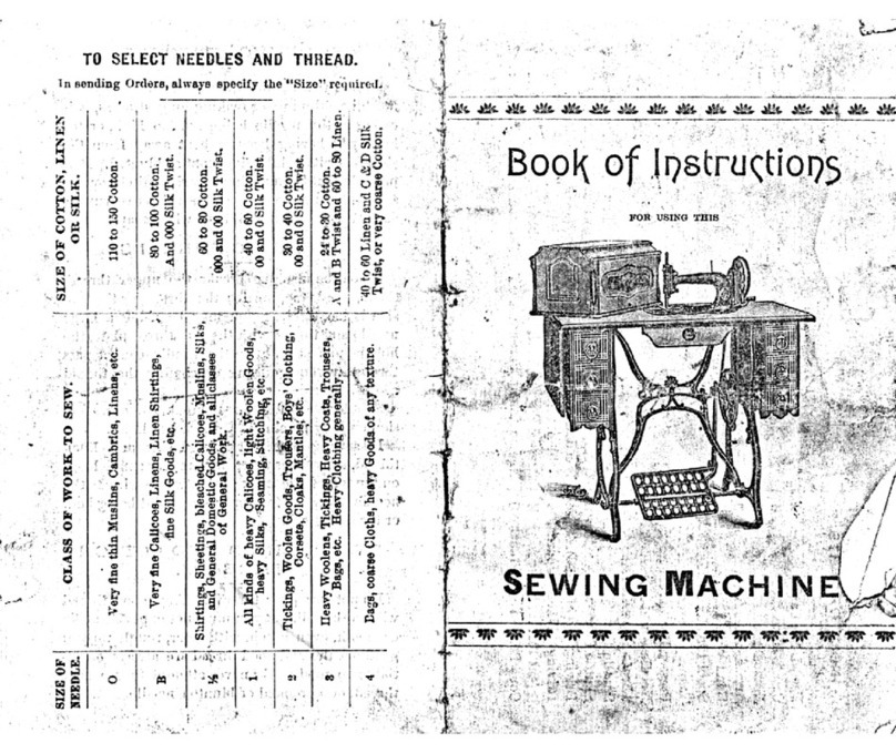 Singer Sewing Machine User manual Singer Sewing Machine User manual