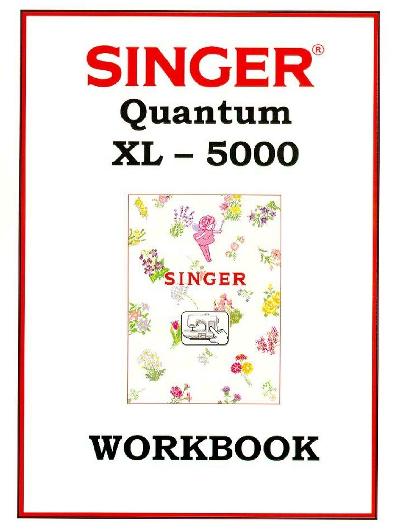Singer QUANTUM XL-5000 Operation instructions Singer QUANTUM XL-5000 Operation instructions