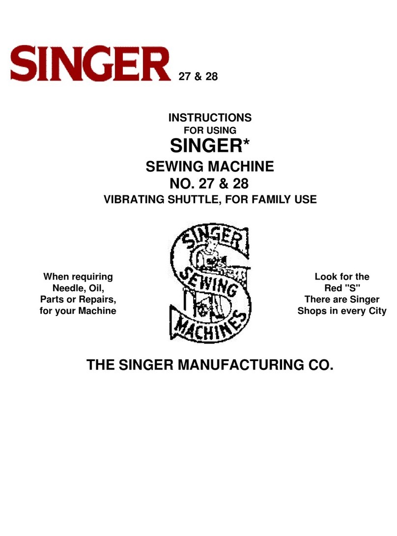 Singer 27 Instructions for using