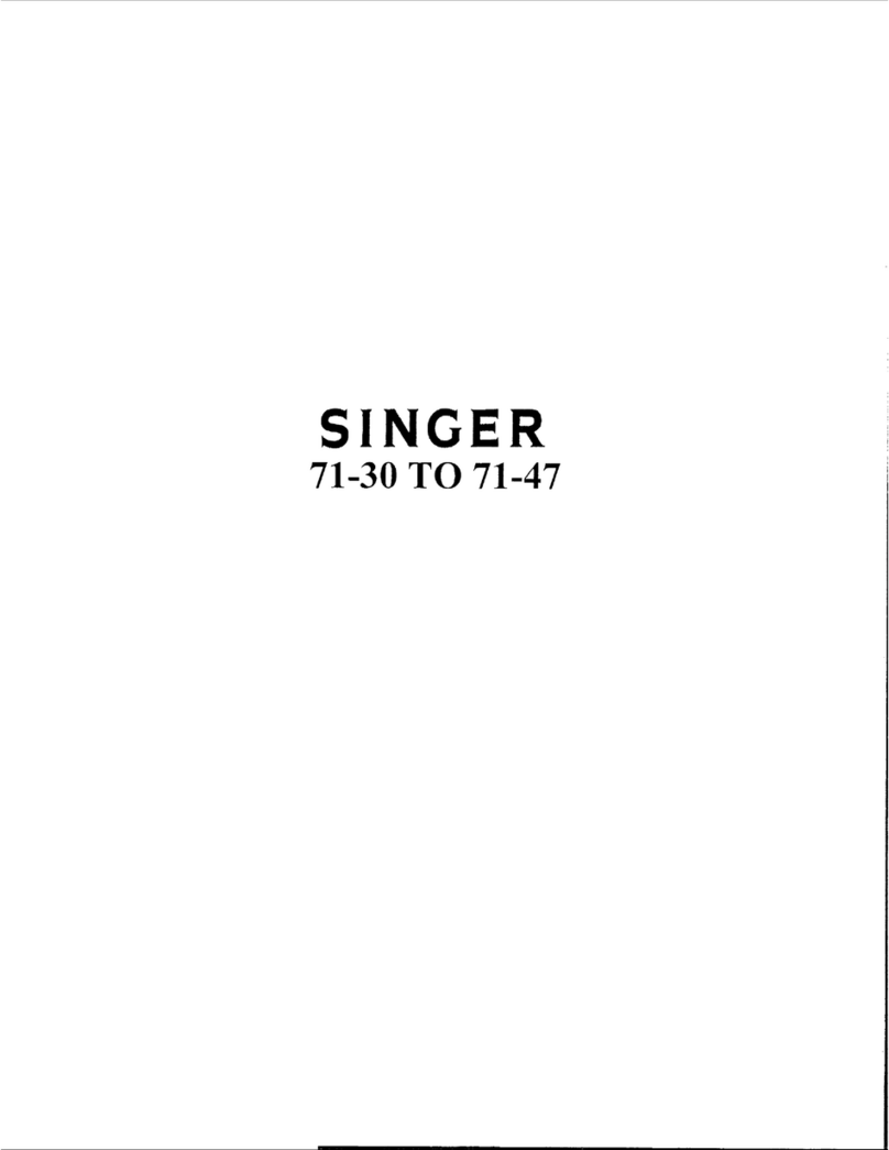 Singer 71-30 TO 70-47 manual