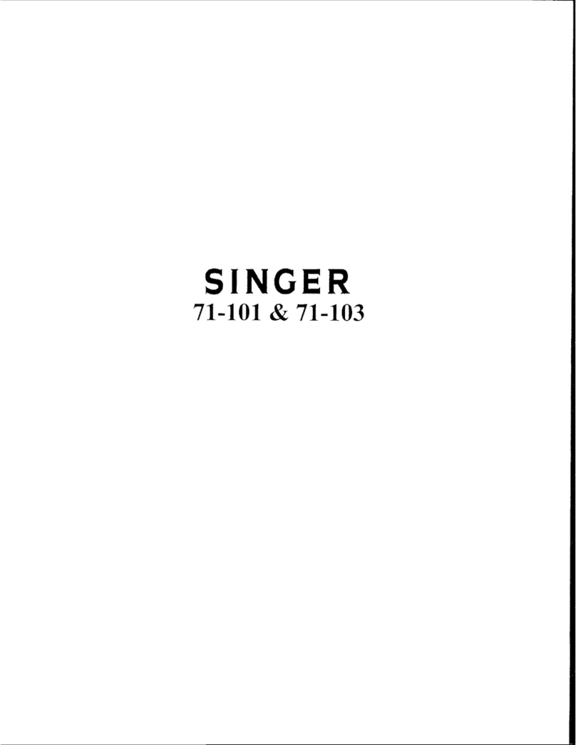 Singer 71-101 Quick start guide Singer 71-101 Quick start guide