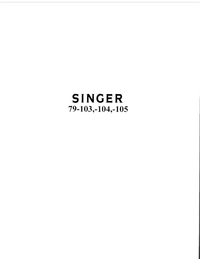Singer 70-105 Instructions for using and adjusting
