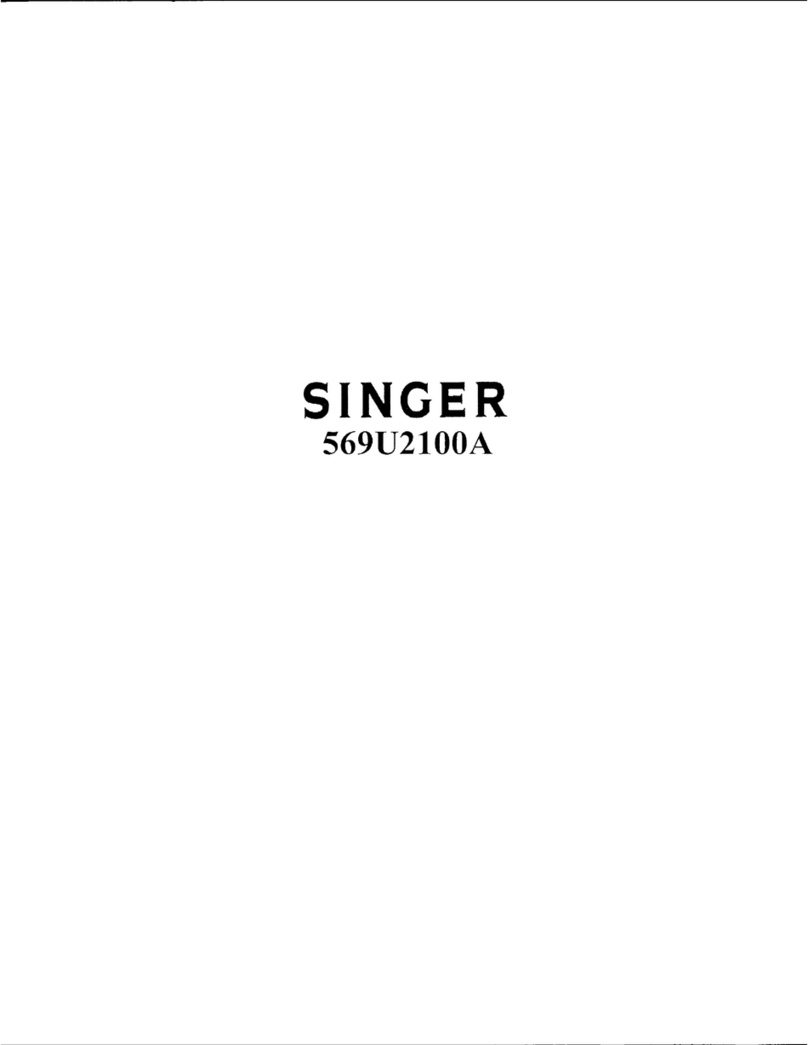 Singer 596U2100A Operator's guide