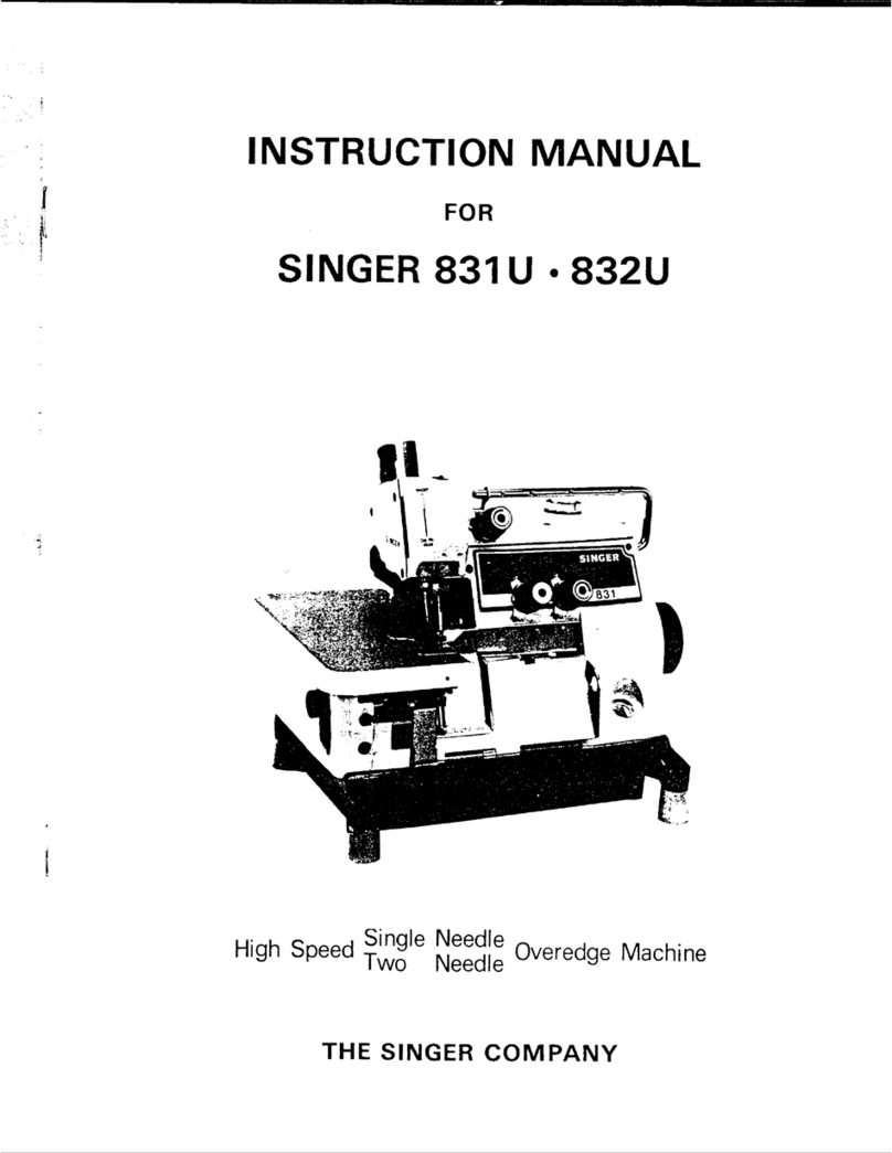 Singer 831U User manual Singer 831U User manual