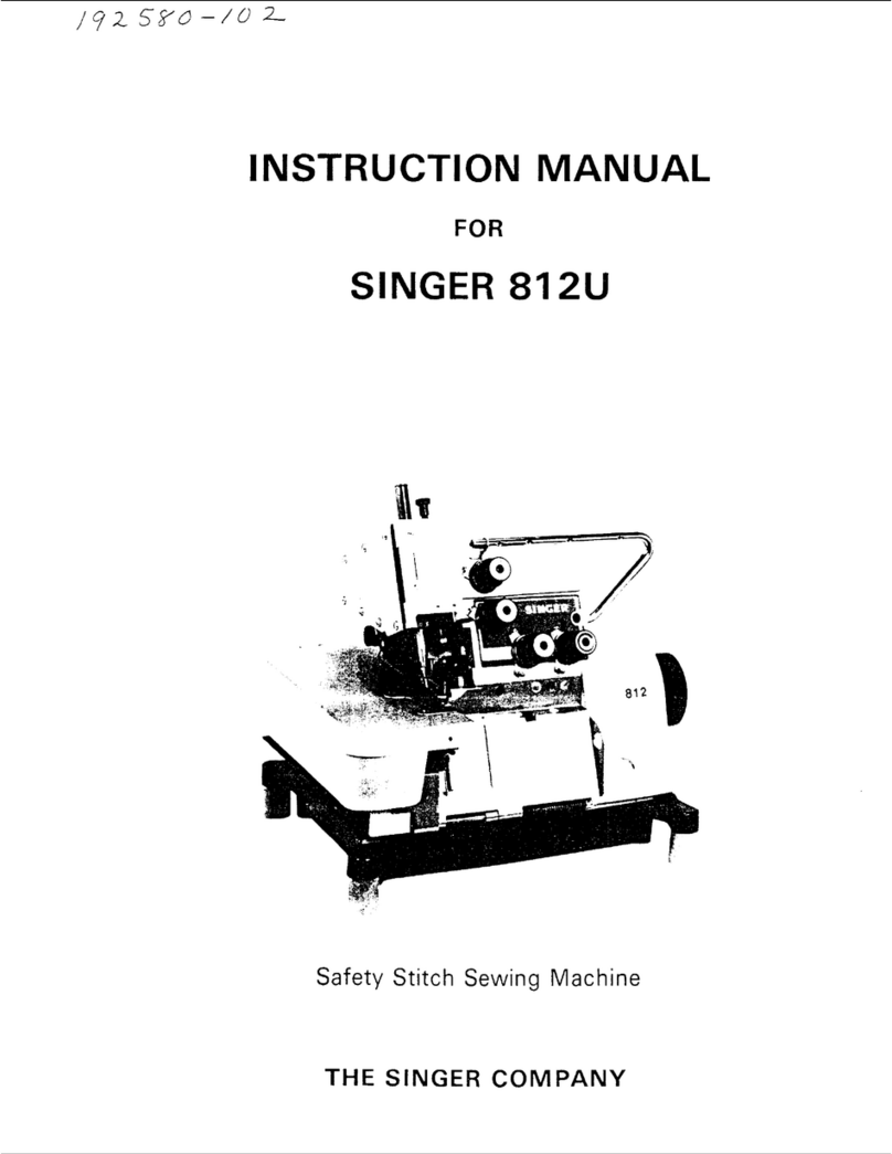 Singer 812U instruction manual