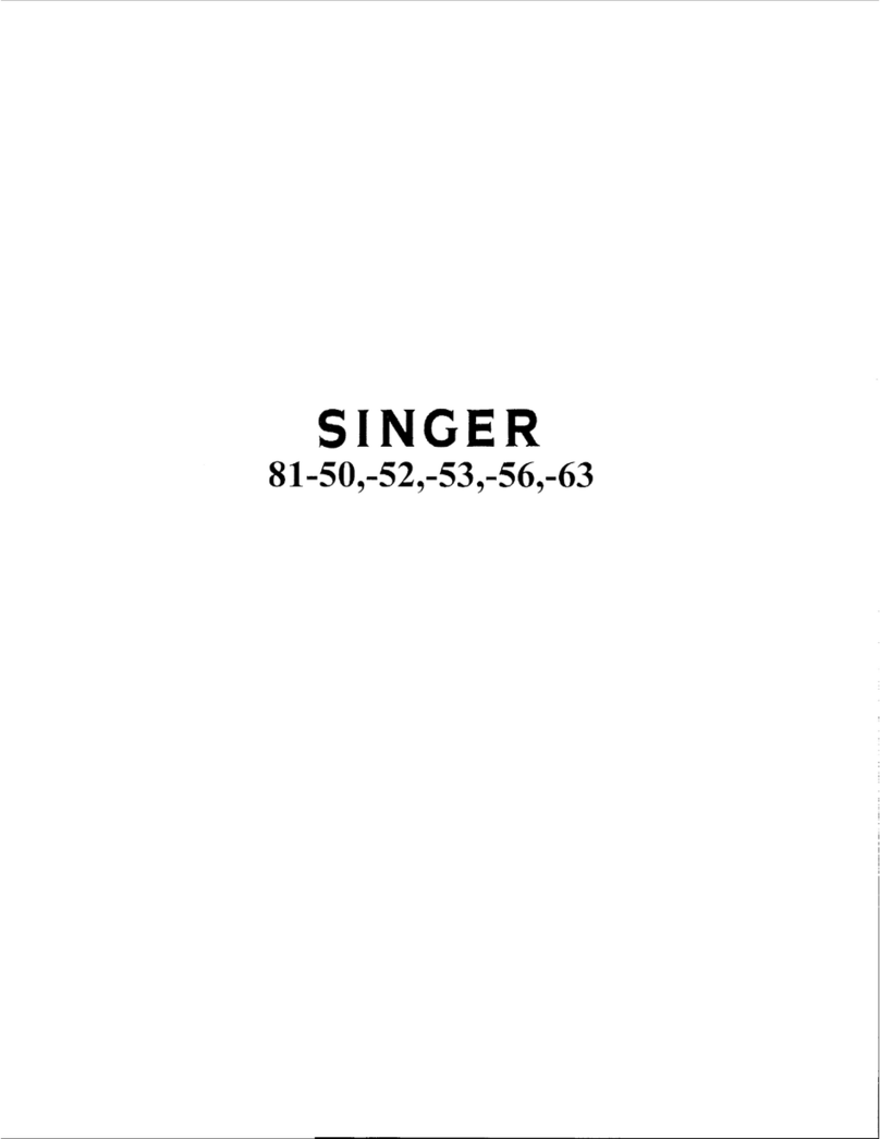 Singer 81-50 User manual Singer 81-50 User manual