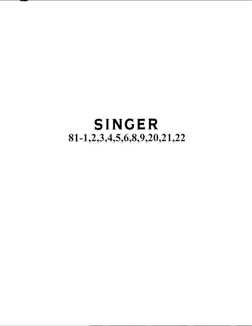 Singer 81-1 Instructions for using