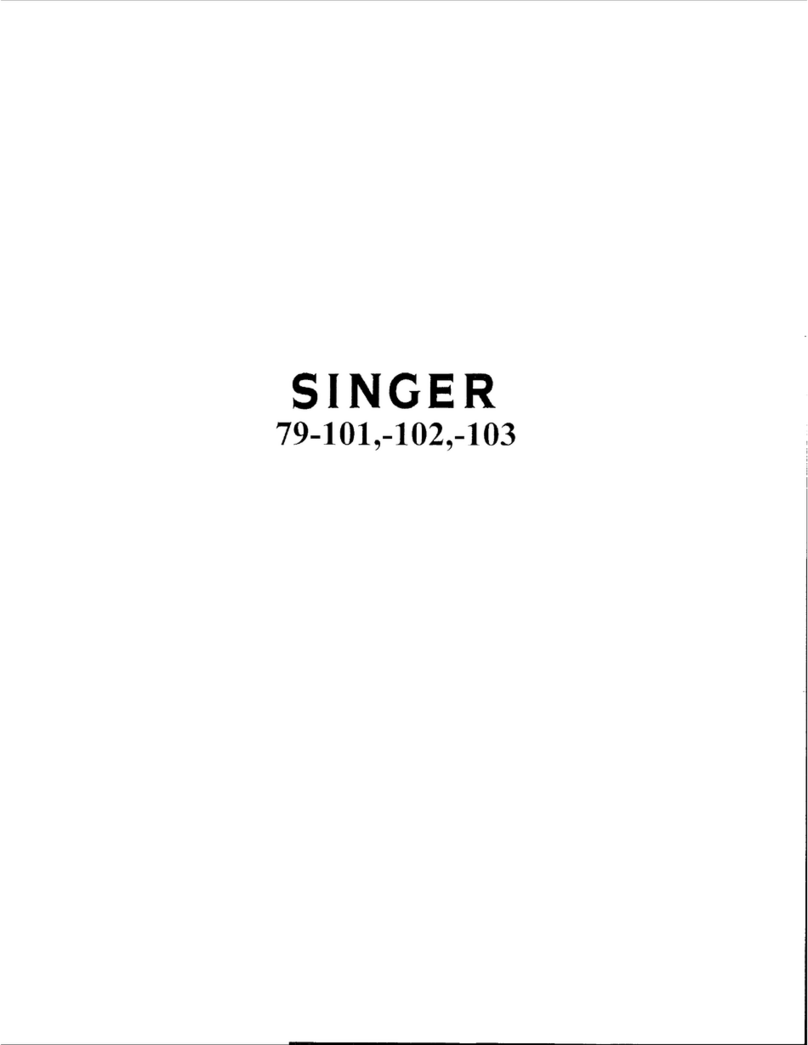 Singer 79-101 Instructions for using and adjusting