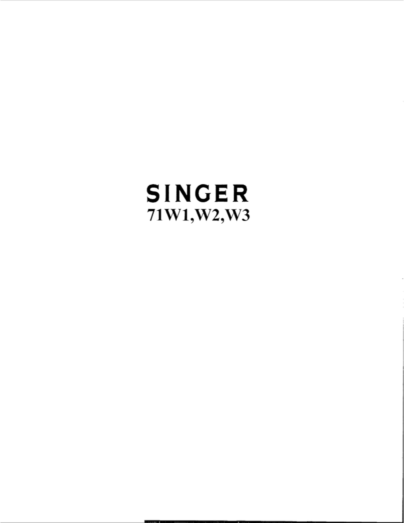 Singer 71W1 Instructions for using