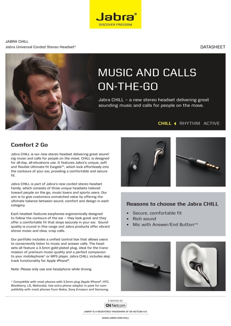 Jabra CHILL datasheet