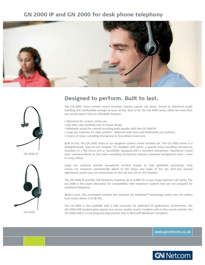 Jabra GN2000 - DATASHEET 3 datasheet