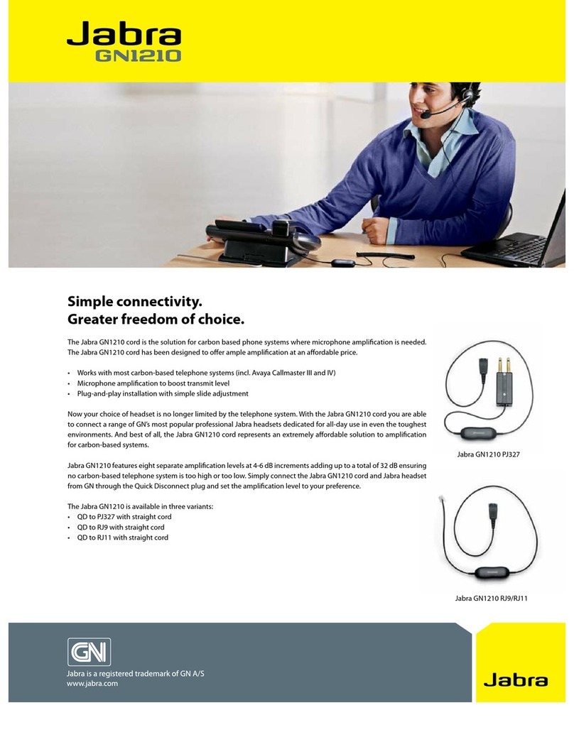Jabra GN1210 brochure