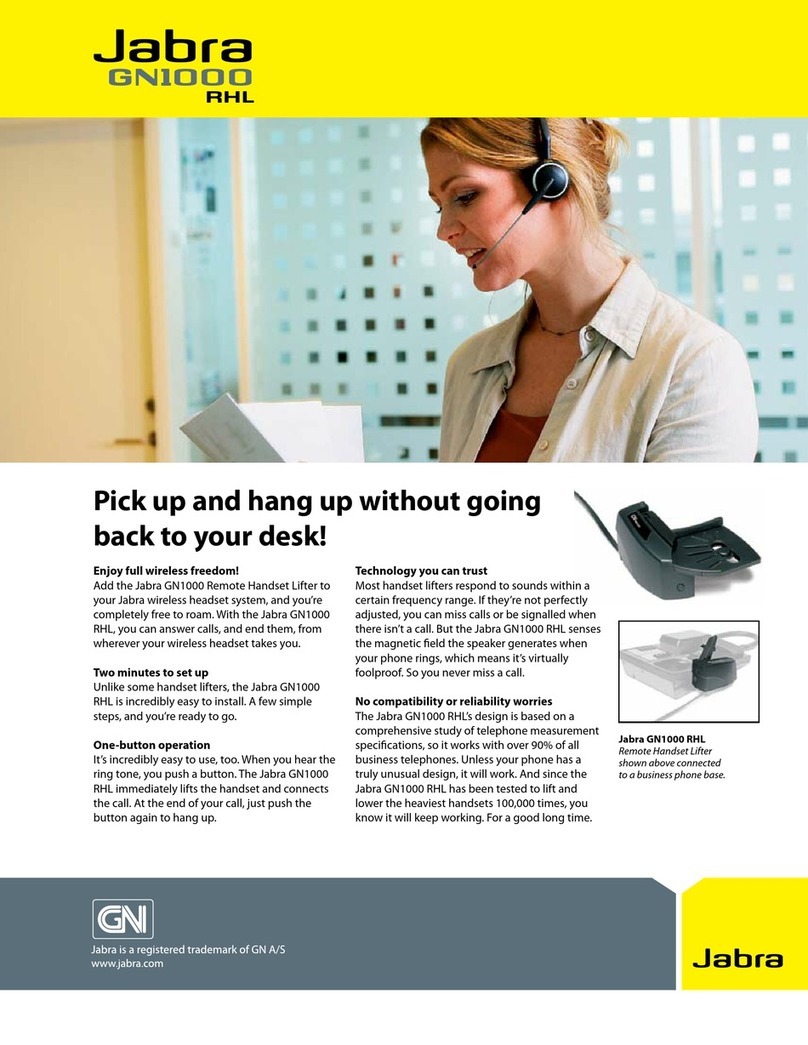 Jabra GN1000 datasheet