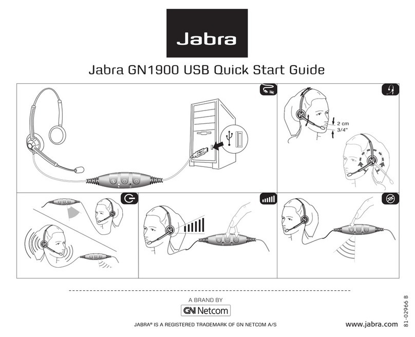 Jabra GN 1900 quick start guide