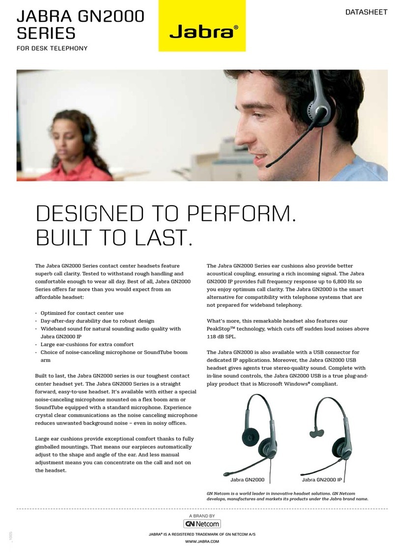 Jabra GN 2000 - ANNEXE 736 User manual