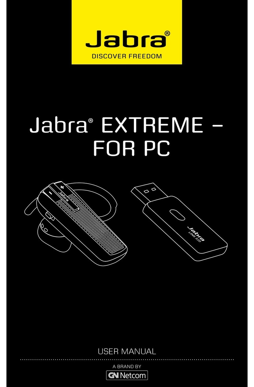 Jabra EXTREME - DATASHEET FOR PC user manual