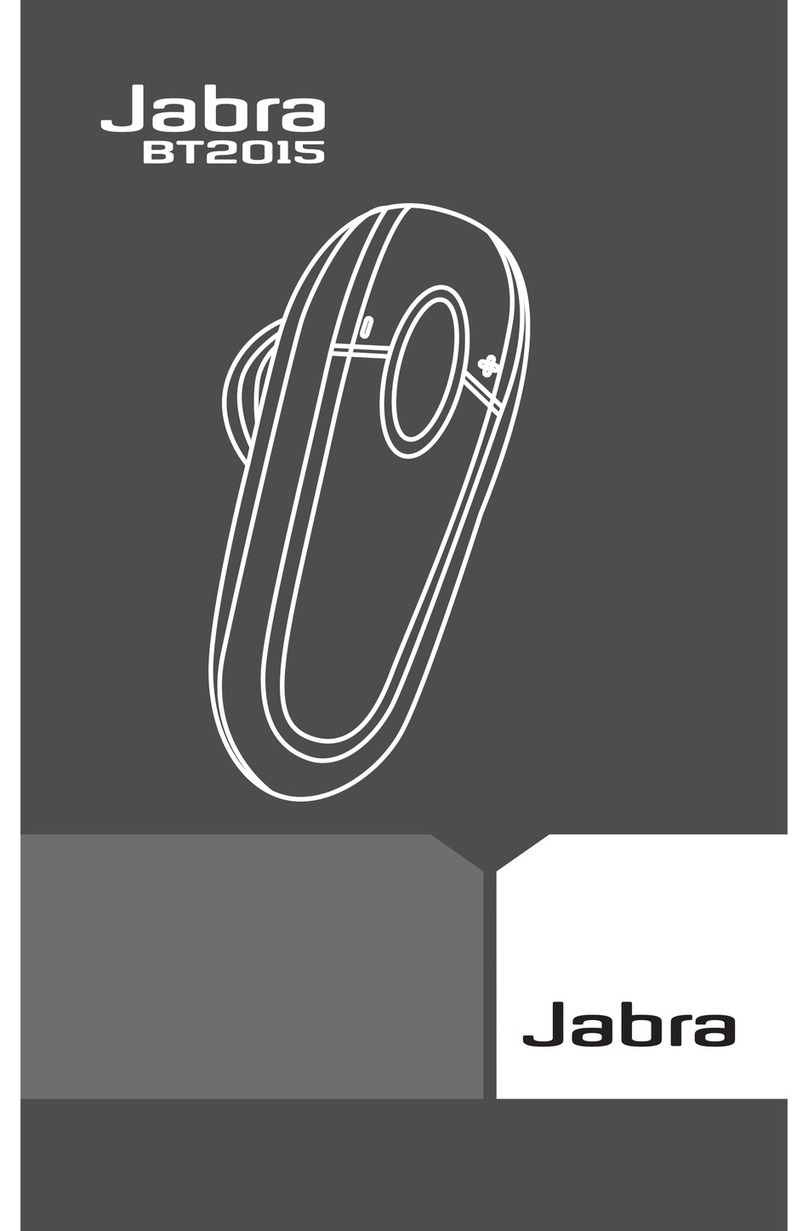 Jabra BT2015 instruction manual