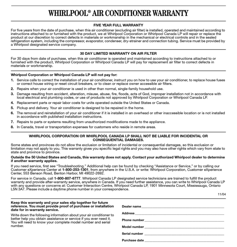 Whirlpool 1188177-W Parts list manual Whirlpool 1188177-W Parts list manual