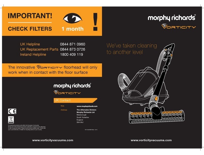 Morphy Richards VORTICITY manual