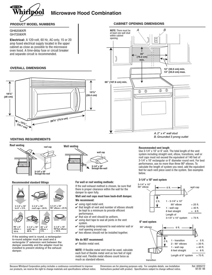 Whirlpool GH6208XR Manual
