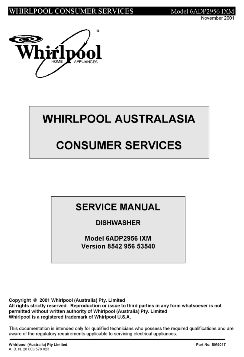 Whirlpool 6ADP2956 IXM - SERVICE Service manual