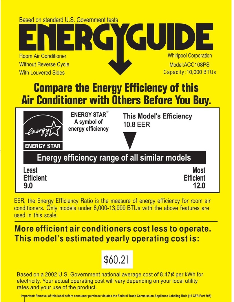Whirlpool ACC108PS Assembly instructions