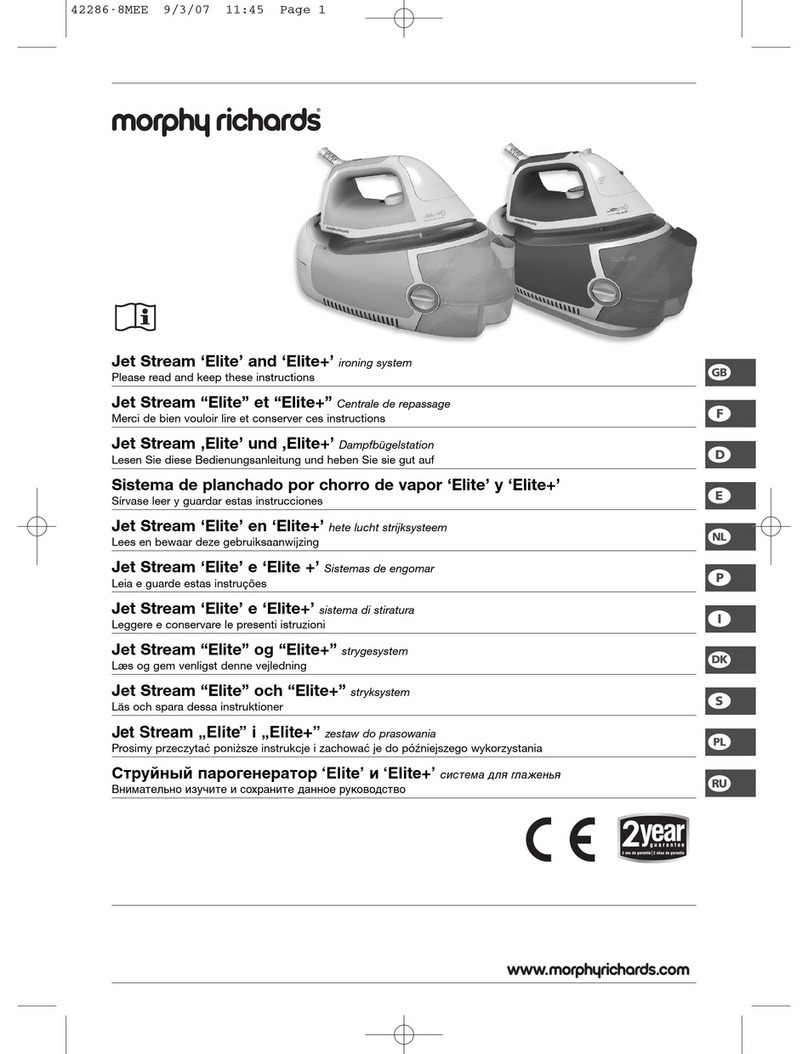 Morphy Richards JET STREAM ELITE+ - AUTRE instructions
