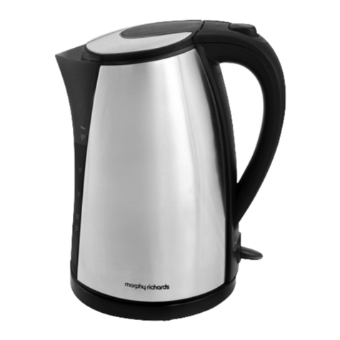 Morphy Richards JUG KETTLE User manual