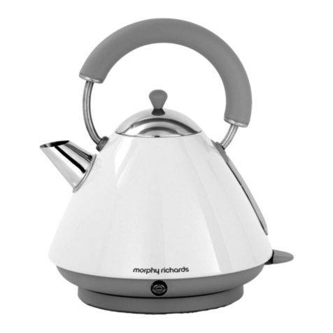 Morphy Richards TRADITIONAL KETTLE - AUTRE User manual