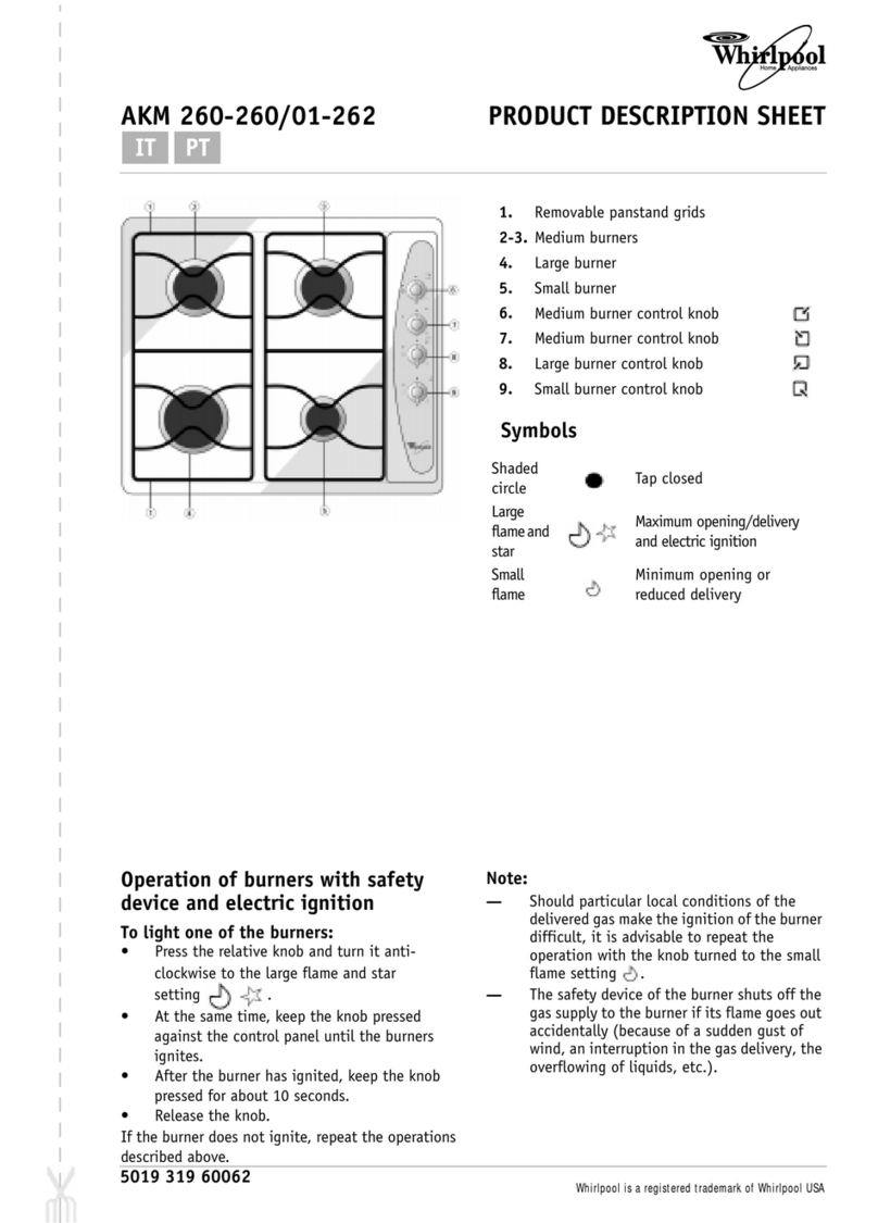 Whirlpool AKM 260 datasheet