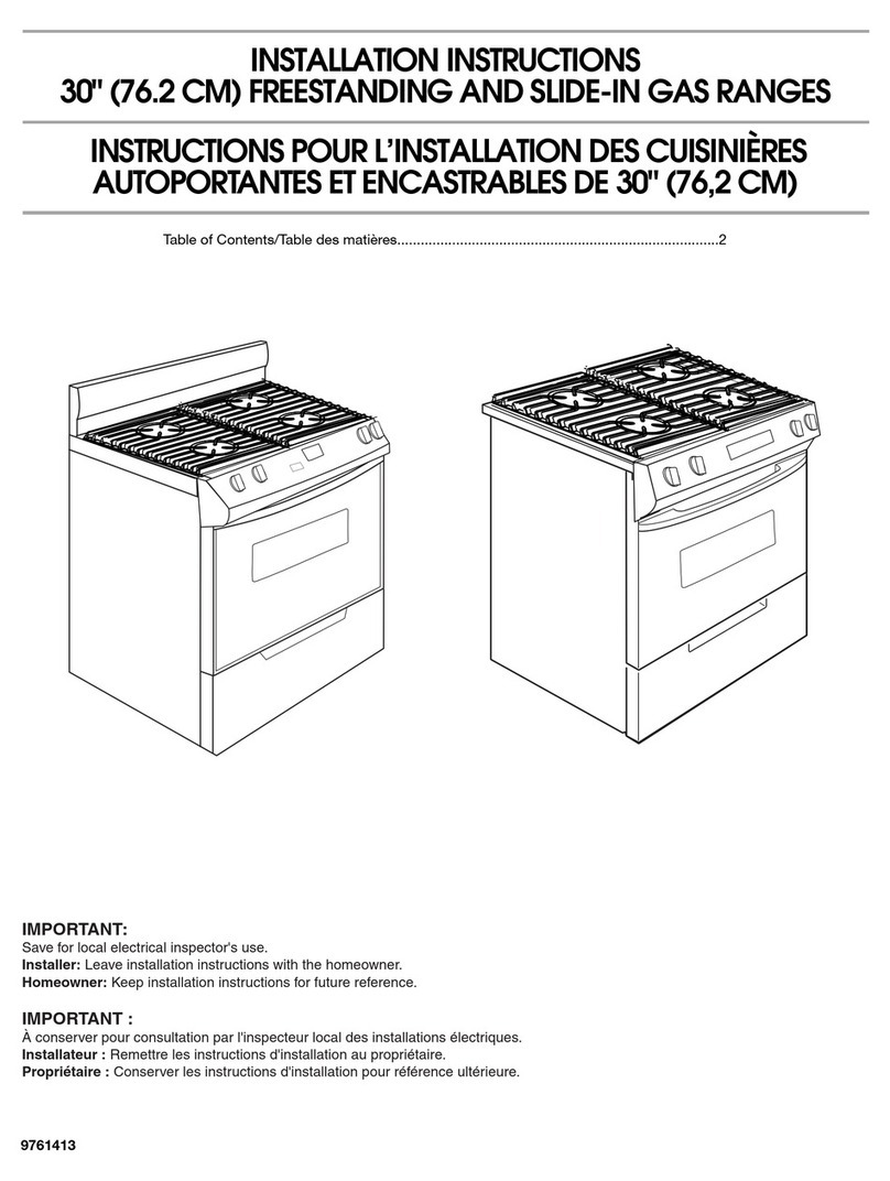 Whirlpool 9761413 installation instructions