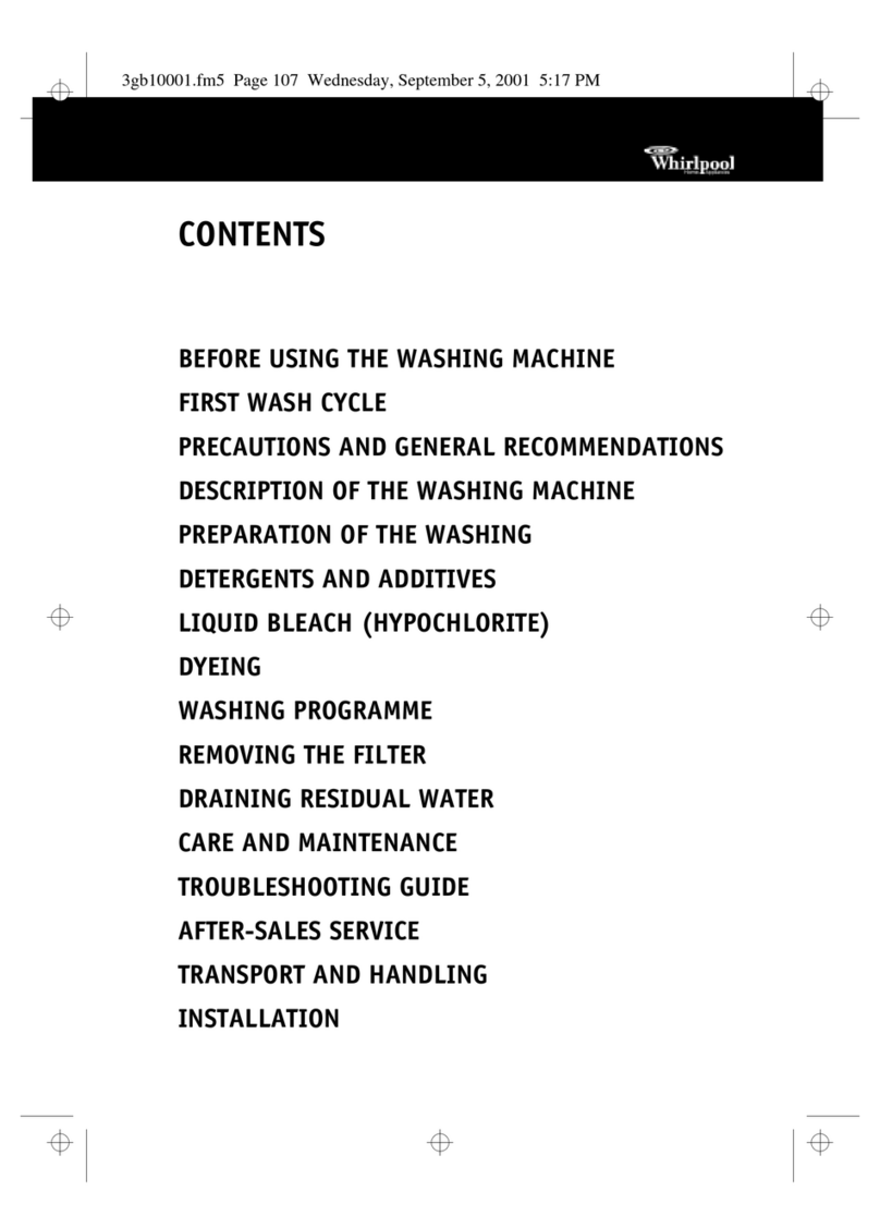 Whirlpool AWA 5085 manual