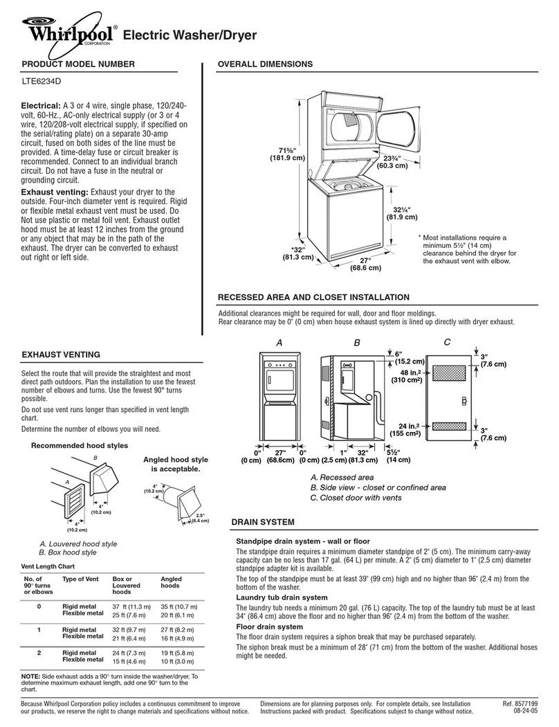 Whirlpool 8577199-D-WH Manual