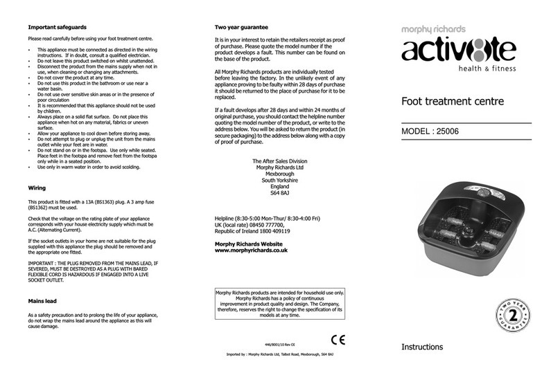 Morphy Richards IB25006 instructions Morphy Richards IB25006 instructions