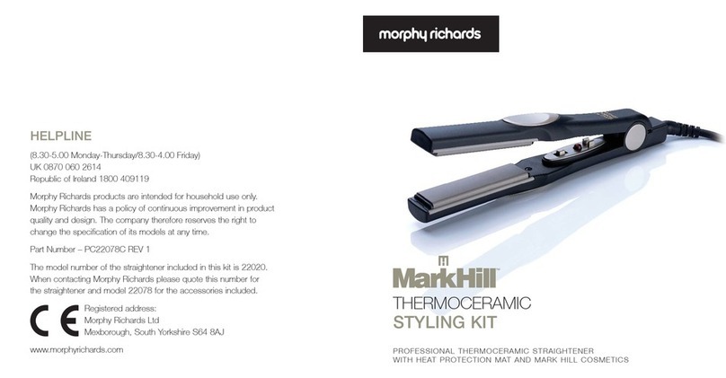 Morphy Richards IB22078 User manual Morphy Richards IB22078 User manual