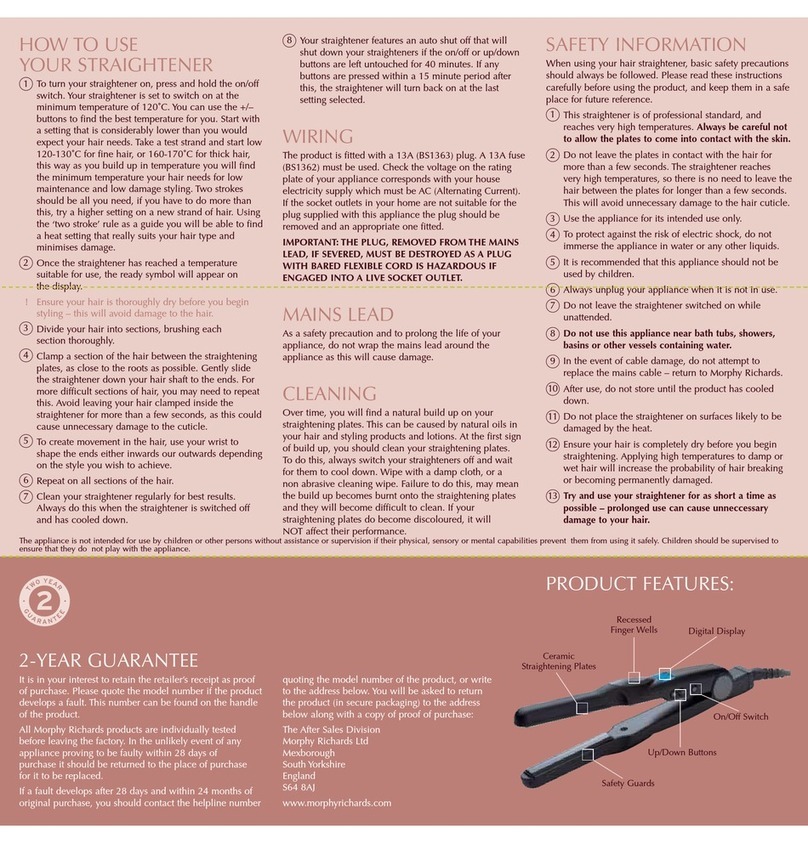 Morphy Richards IB22064 User manual Morphy Richards IB22064 User manual