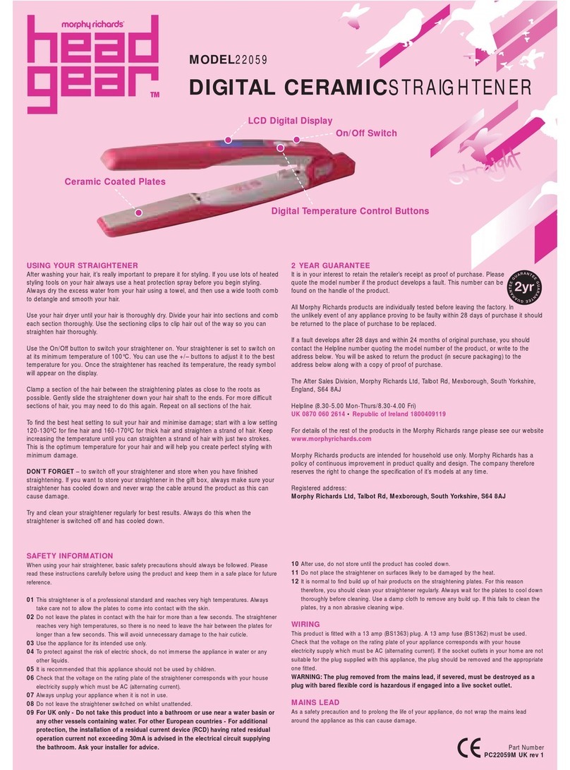Morphy Richards IB22059 User manual