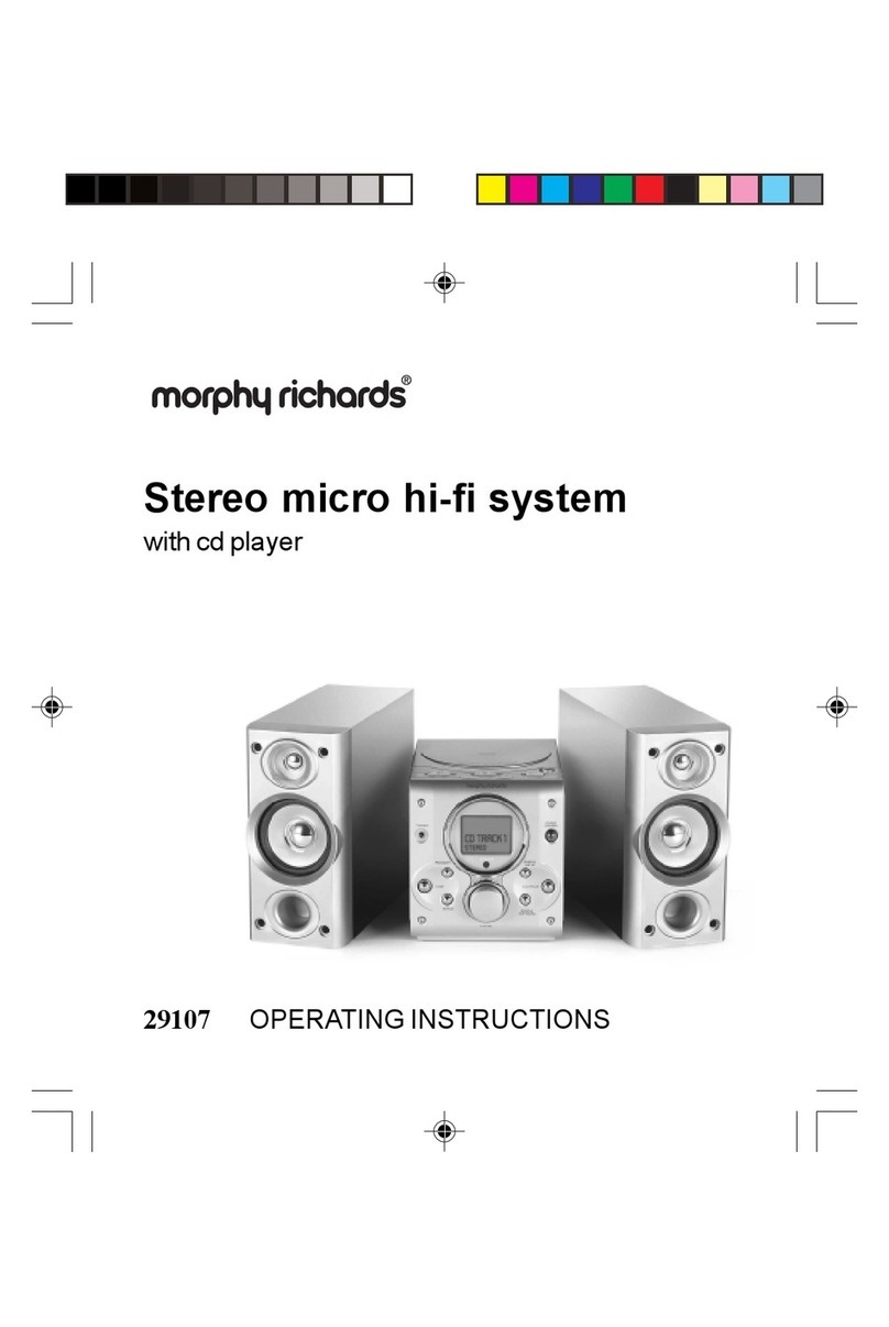 Morphy Richards IB29107 operating instructions
