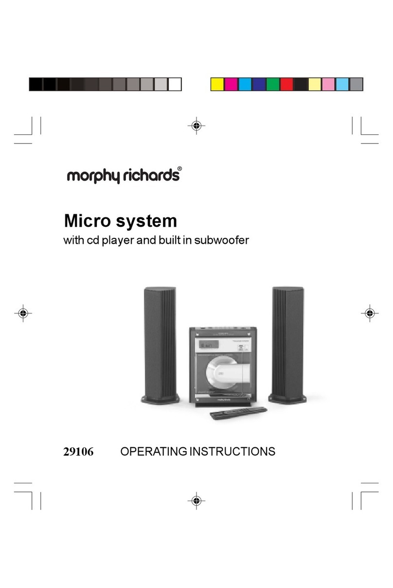 Morphy Richards IB29106 operating instructions
