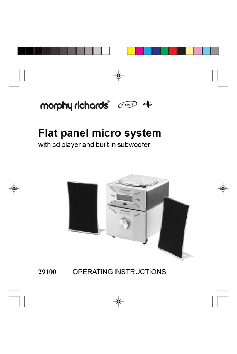 Morphy Richards IB29100 operating instructions