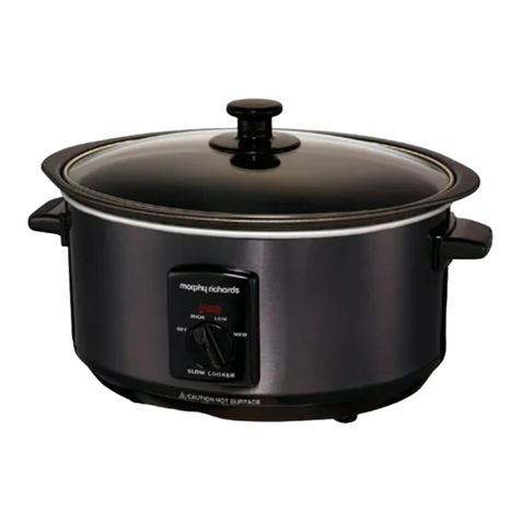 Morphy Richards HEALTH COOKER User manual